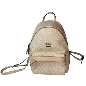 Guess Beige Small Backpack